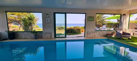 Villa de la Dune Pool facing Plage de Surf GR34