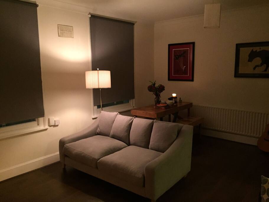 Living room, cosy for evenings