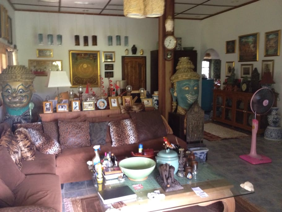 Comfortable with Thai stye living room