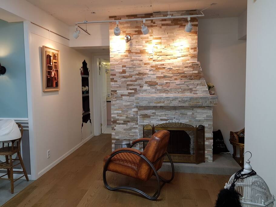the dining-living area