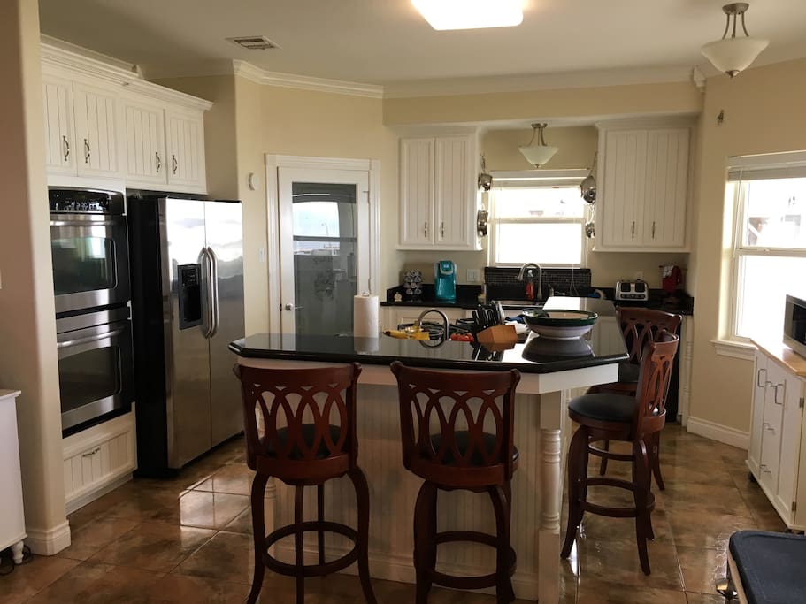 Fully provisioned kitchen