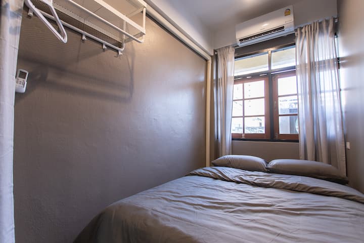(W5) 2 dormitorios para 4-6 personas+cocina de 1 minuto a BTS