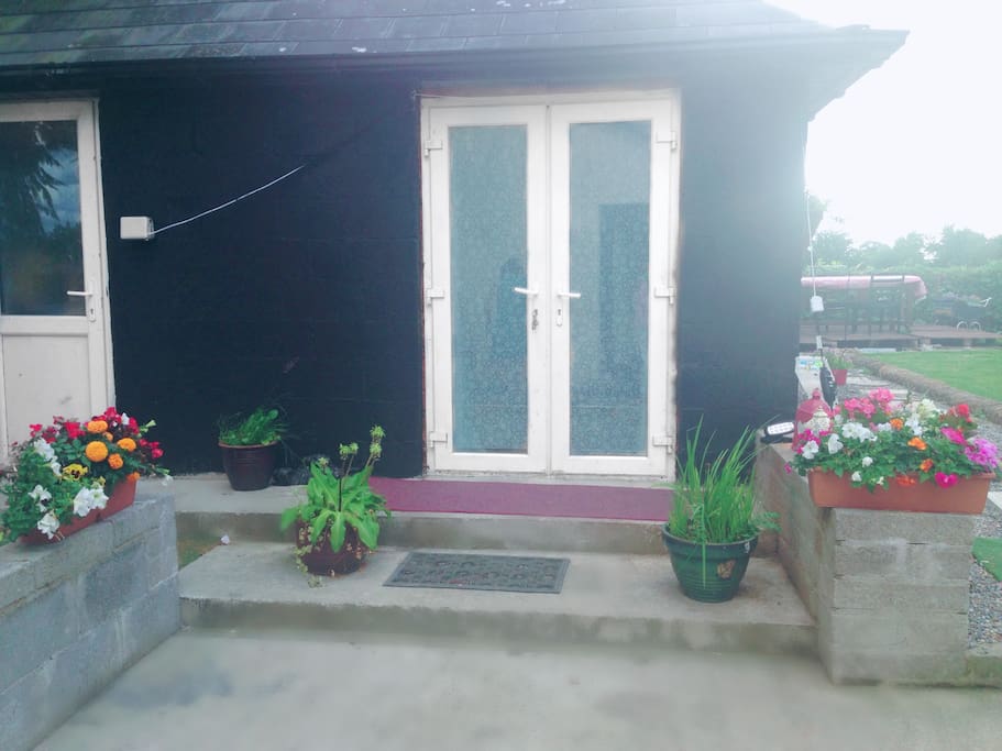 Entrance to bungalow
