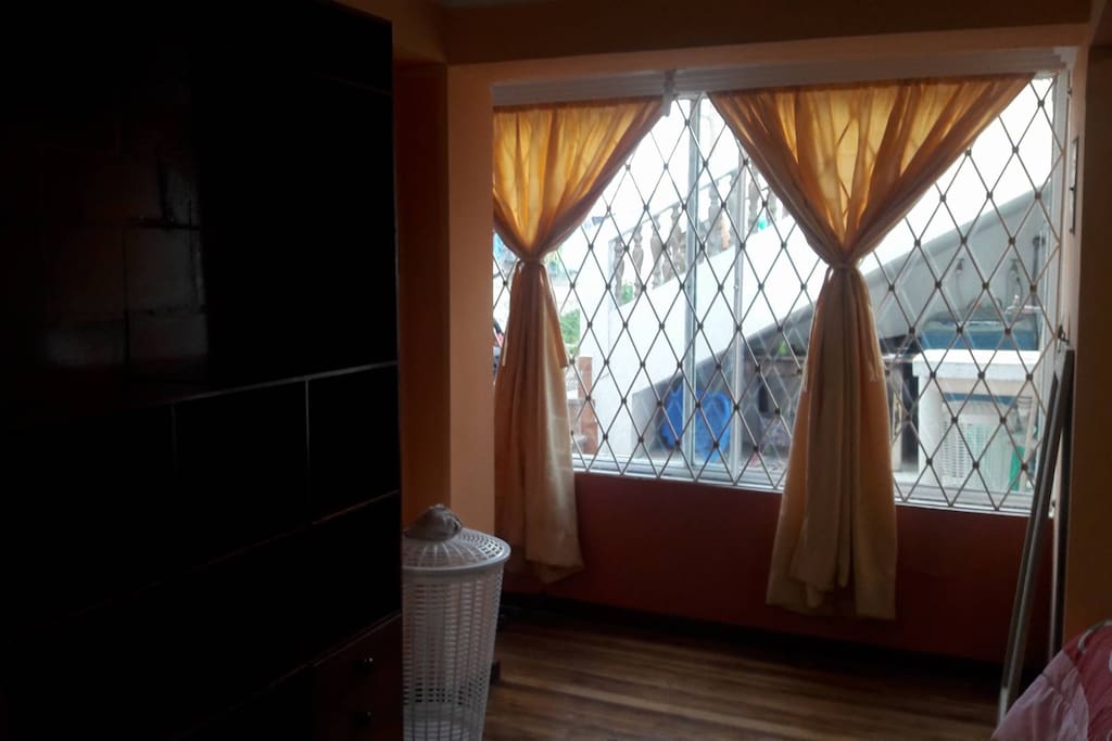 Vista interior desde una habitación