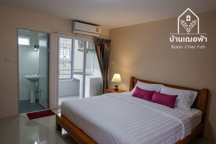 Baan Cher Fah 202, next to bus station, beach 150m