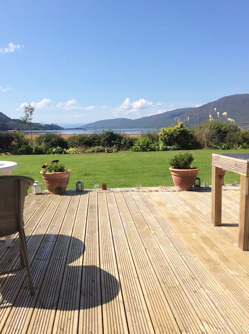 The decking area