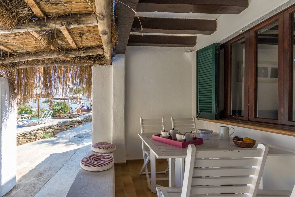 Terrace and sea