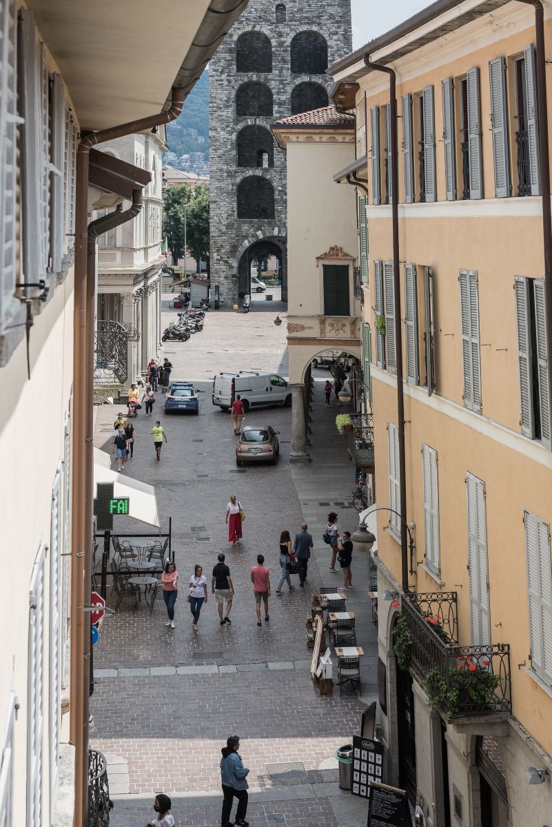 Affaccio sulle vie del centro