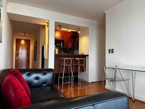 Popular Airbnb listing: Spacious and charming apartment in Providencia in Santiago