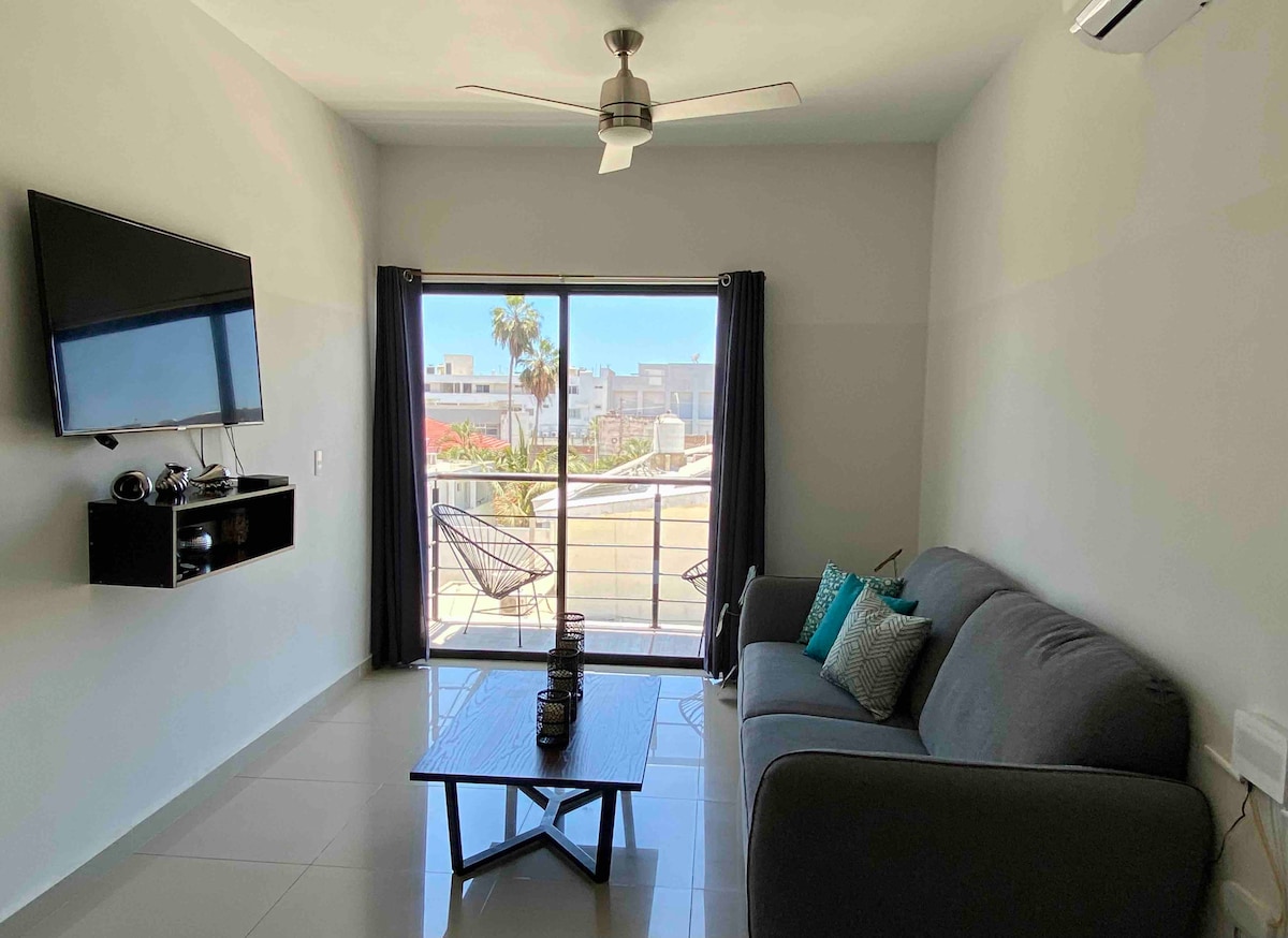 Top Airbnb: A beautiful apartment 2 blocks from the beach-promenade in Sinaloa