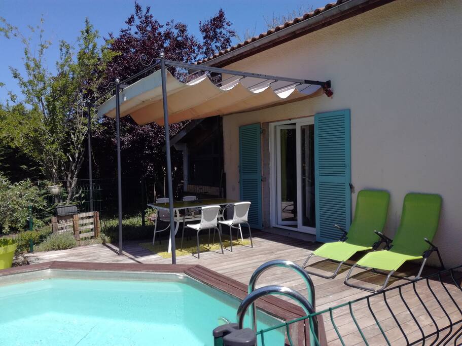 Terrasse Bois avec Piscine