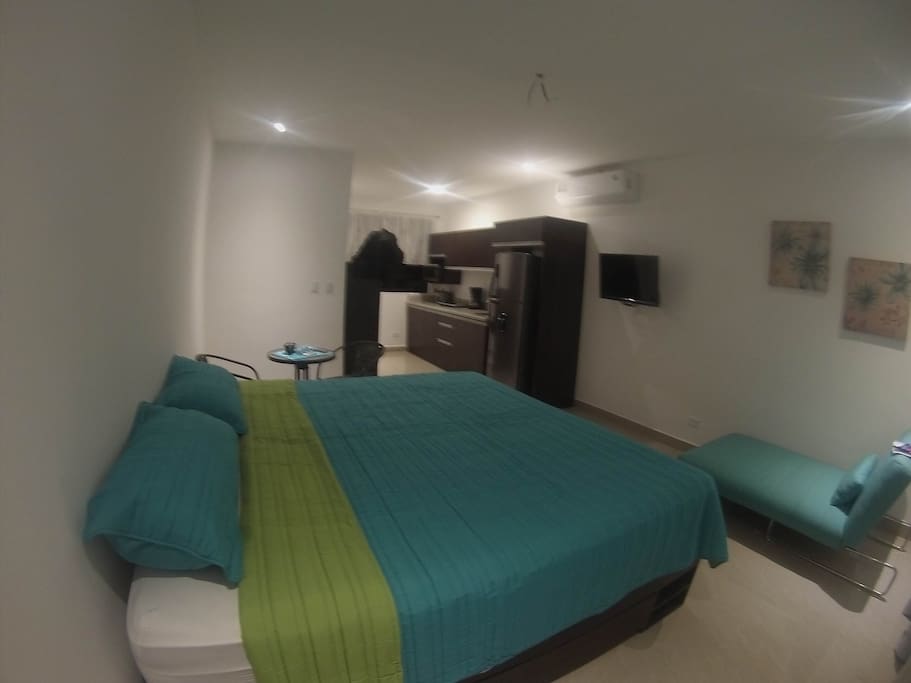 Estudo 2, wifi, precios incluyen luz, agua y cable.