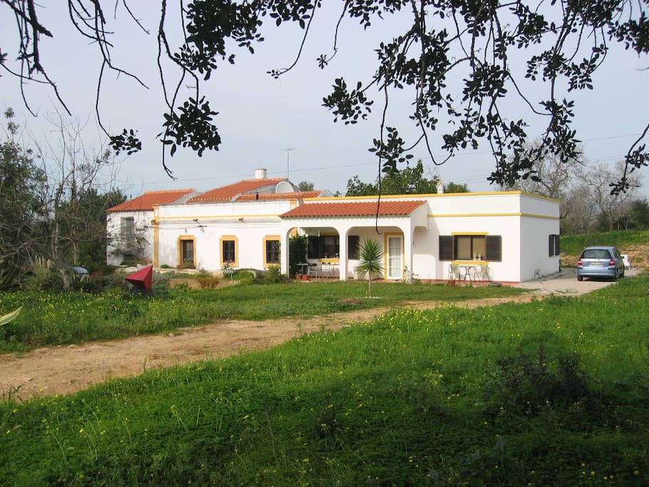 The house adjoins our heritage farmhouse (on left), which is also available on airbnb.
