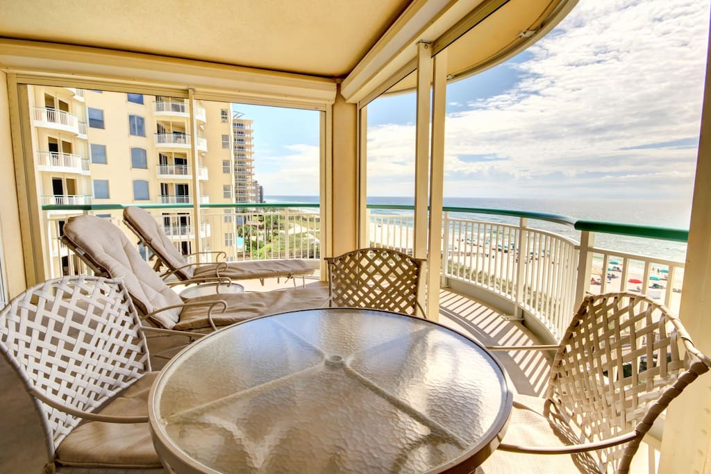 Enjoy a Wonderful Day on Your 300 Sq Ft Balcony