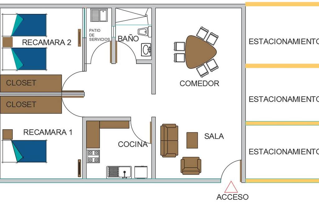 CROQUIS DE LA DISTRIBUCIÓN