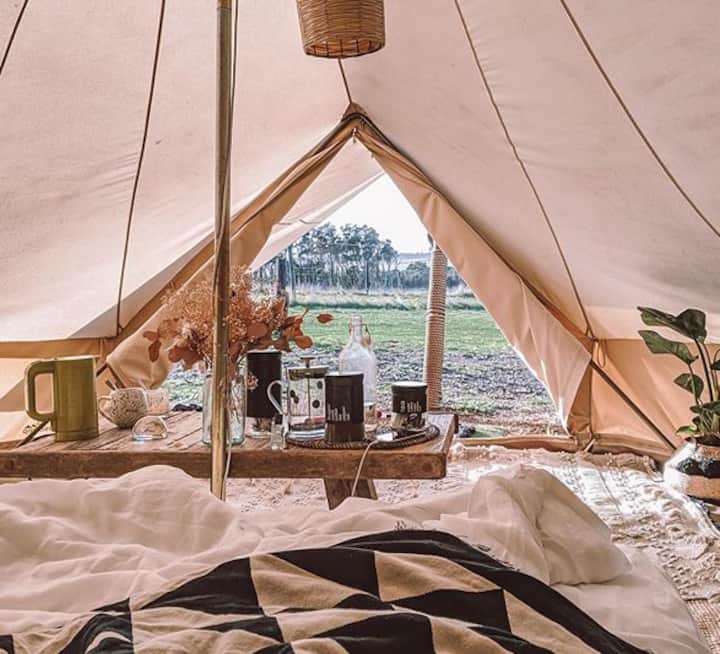 Sheltered Glamping Phillip Island 'Adèlie' tent Tents for Rent in