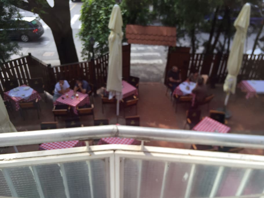 view form a terrace