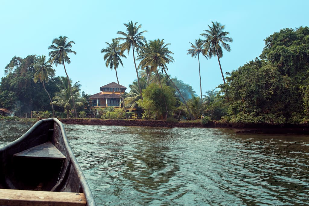 Villa from the Chapora River