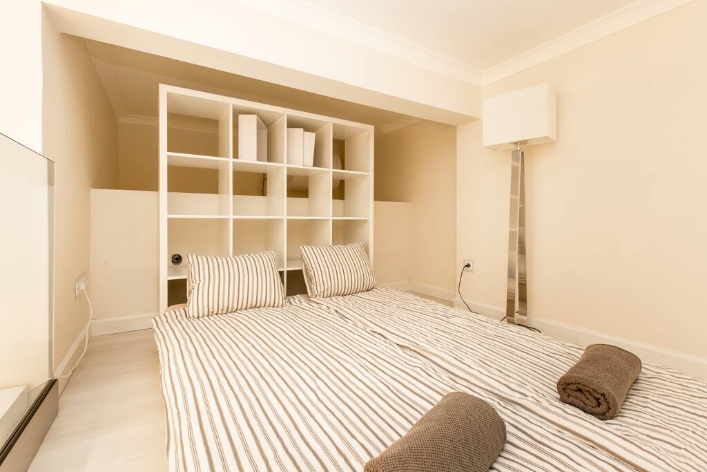 bed on the loft