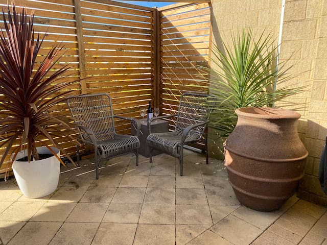 Beachside villa with your own private courtyard