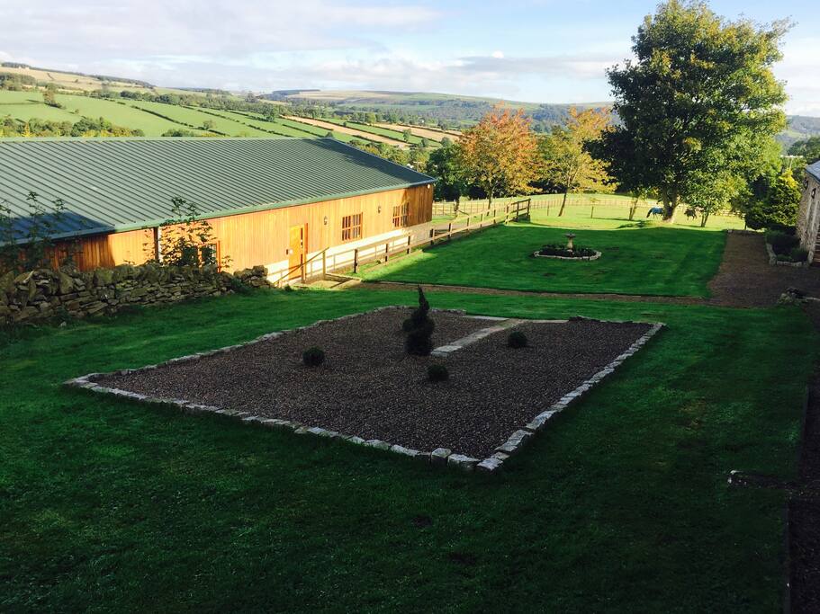 View of Bunk House and across the hills of Weardale