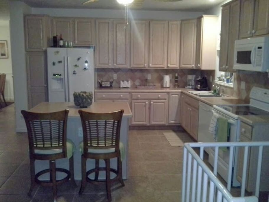 second floor kitchen