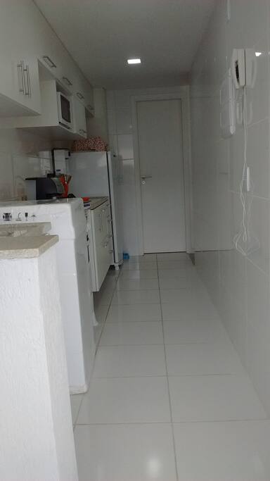 Kitchen and service area