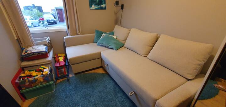 Bäddsoffa rum 3 som kan slås ut