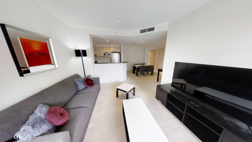 Private 2BR, 2Bathroom Apt 300m to Pyrmont Bridge