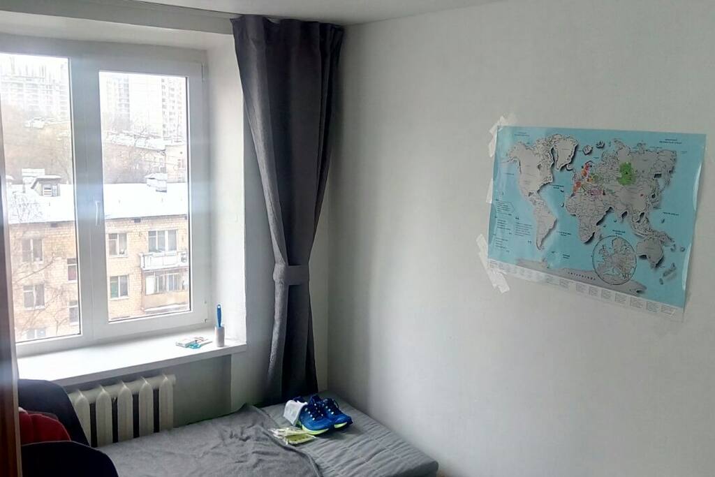 Вид на парк победы и МГУ
