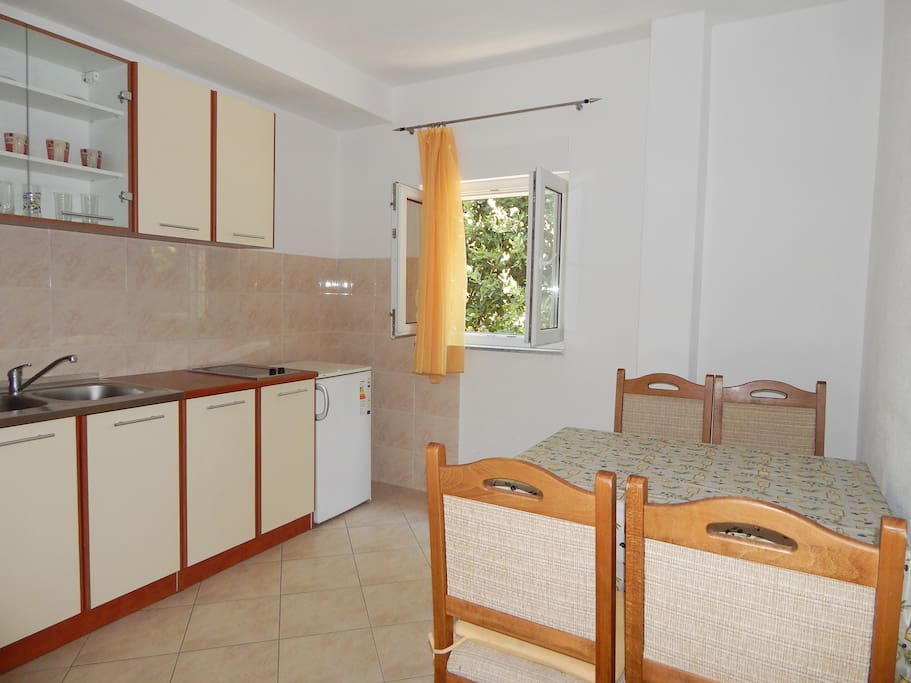 Kitchen with dining area