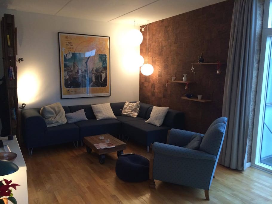 Living room (now has a large TV as well).