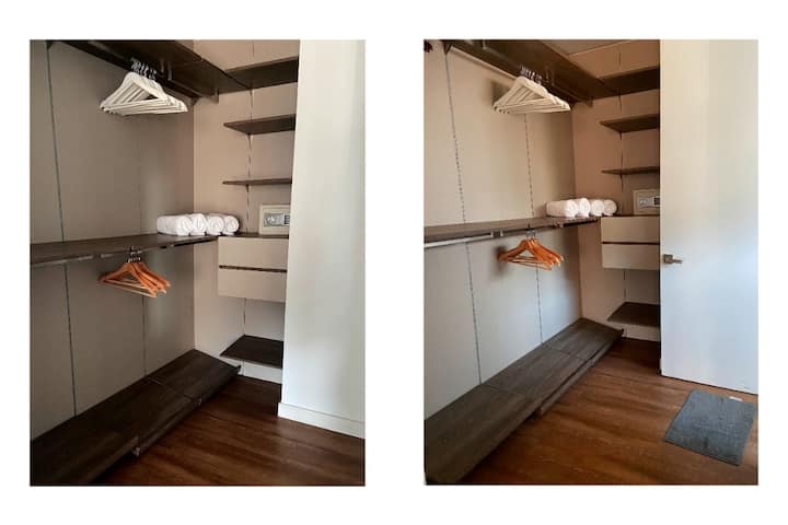 步入式衣柜，保险箱 