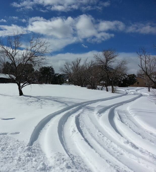 We have snow between November and March