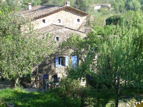 Authentic Mas Cévenol-Parc wooded near Anduze