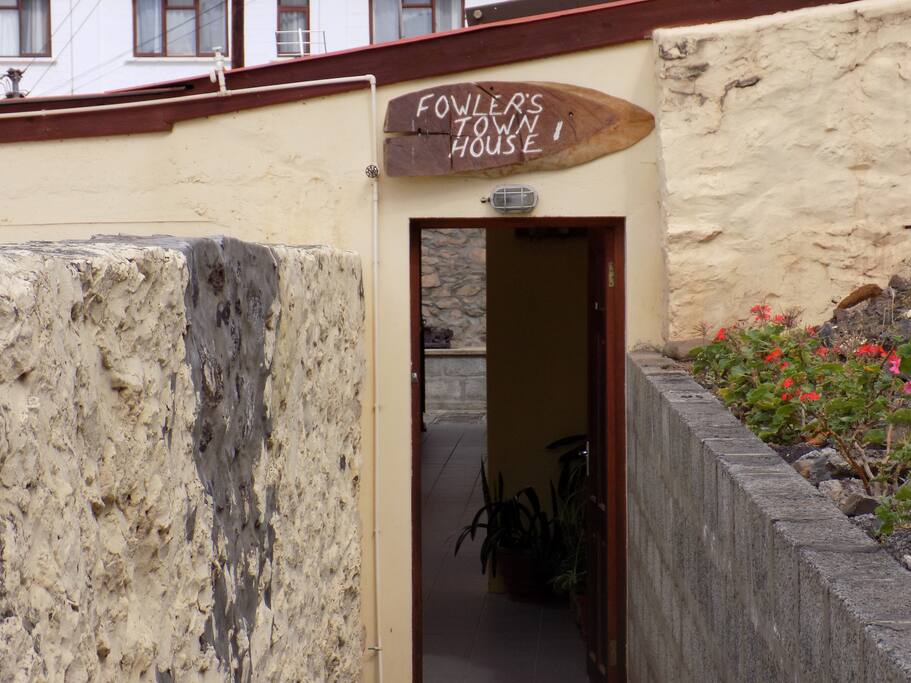Entrance to Fowler's Town House 1.