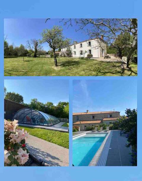 House classified 4*, swimming pool, between Land and Sea