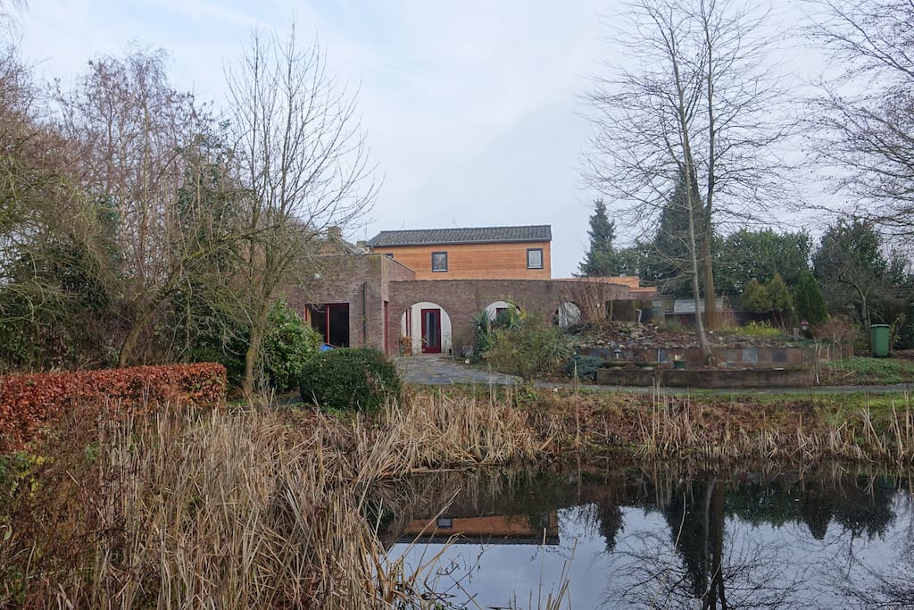 Uitzicht op huis
