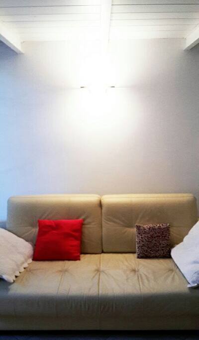 the double sofa bed.