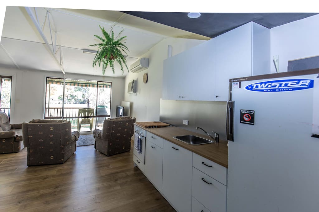 Lounge and kitchen - upstairs