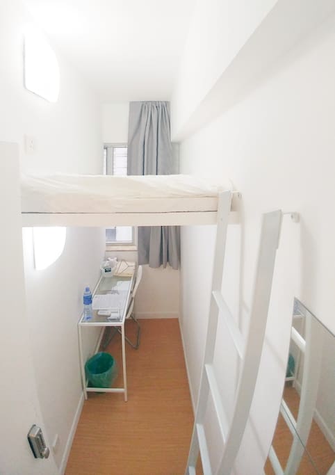 Single Room with Loft Bed