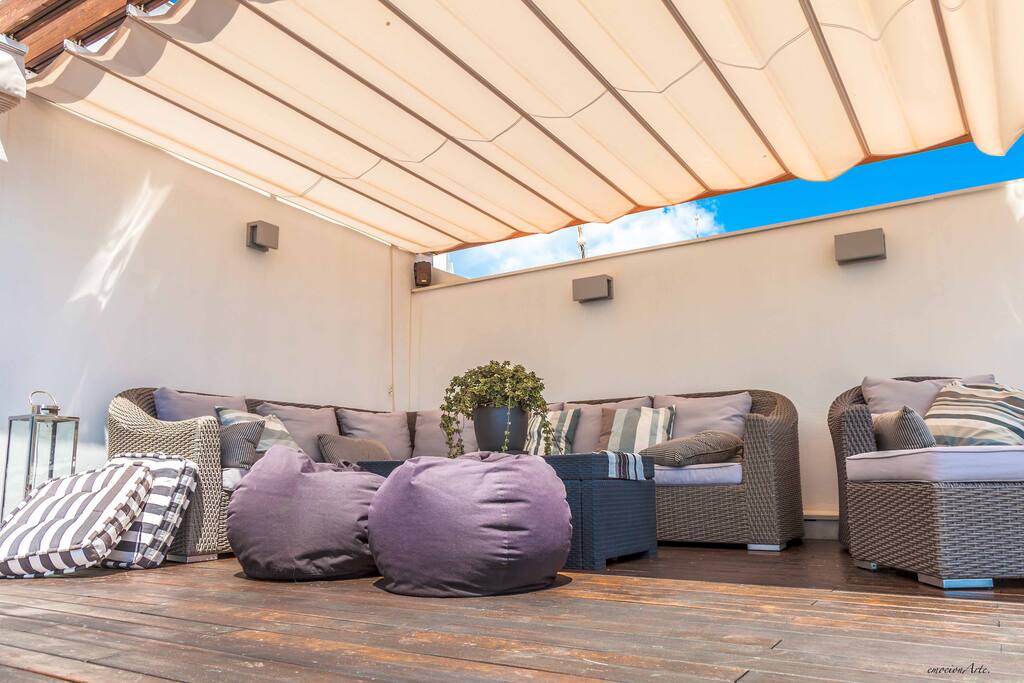 Chill-out area in the terrace