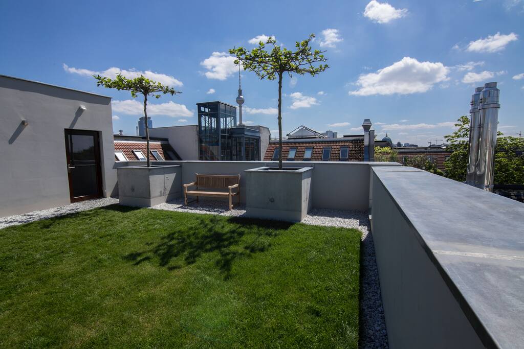 Shared roof top terrace