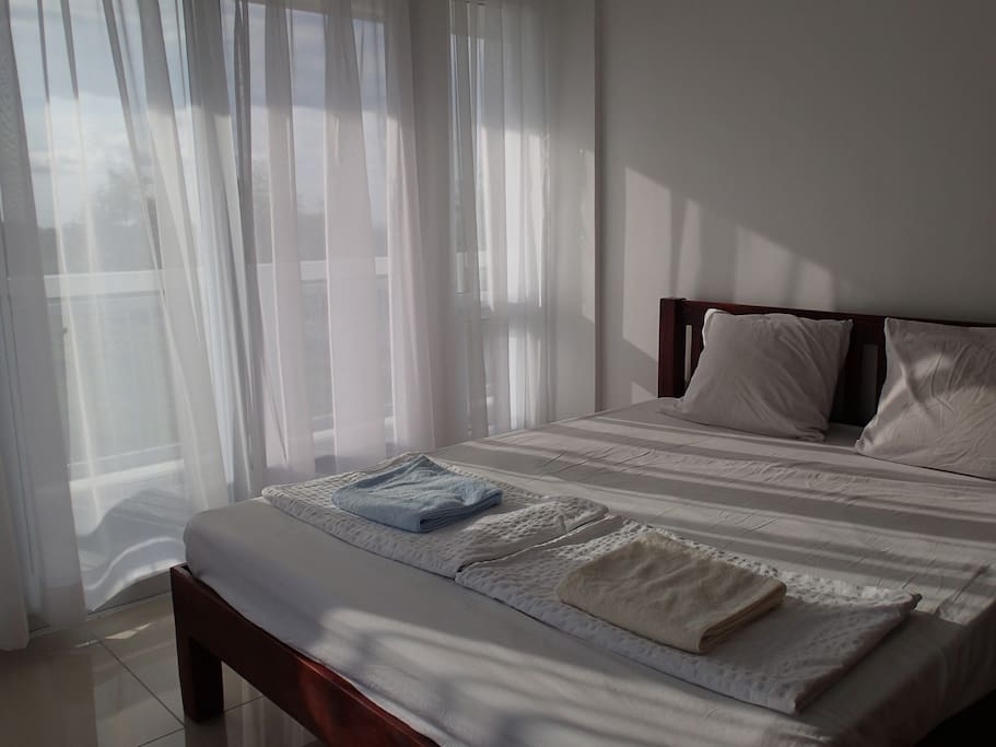 Bedroom 1 with spectacular views (these pictures were from the 2nd floor apartment which has the same layout as the 3rd floor for rent. Furnitures were recently moved to the 3rd floor)
