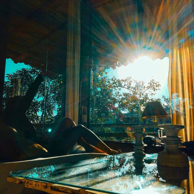 visual desde o sofá