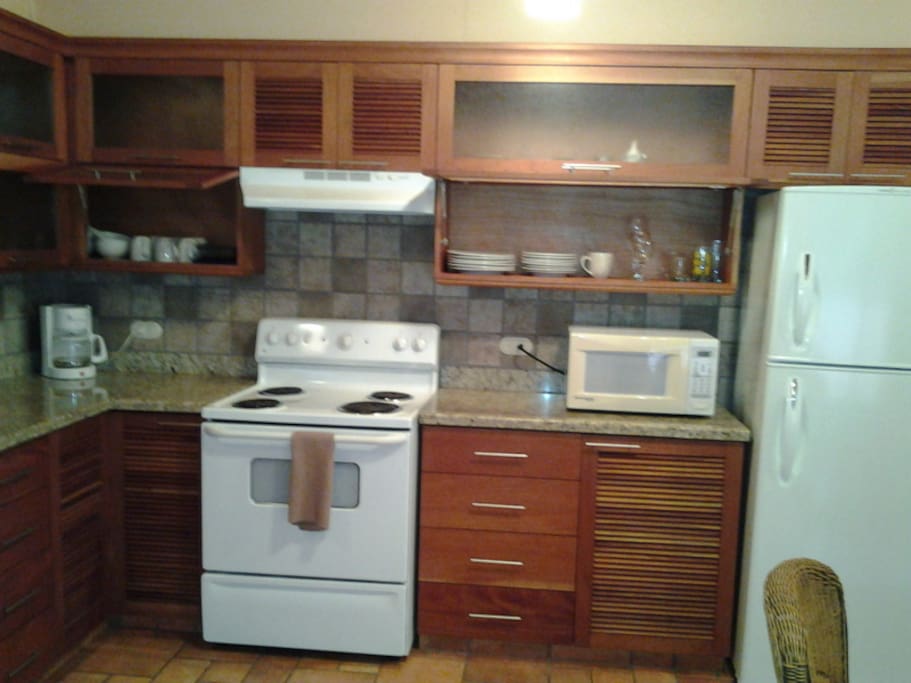 Fully equipped kitchen