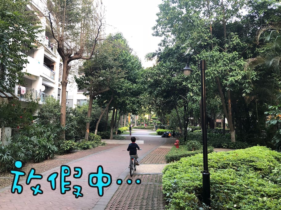 小区绿色步道