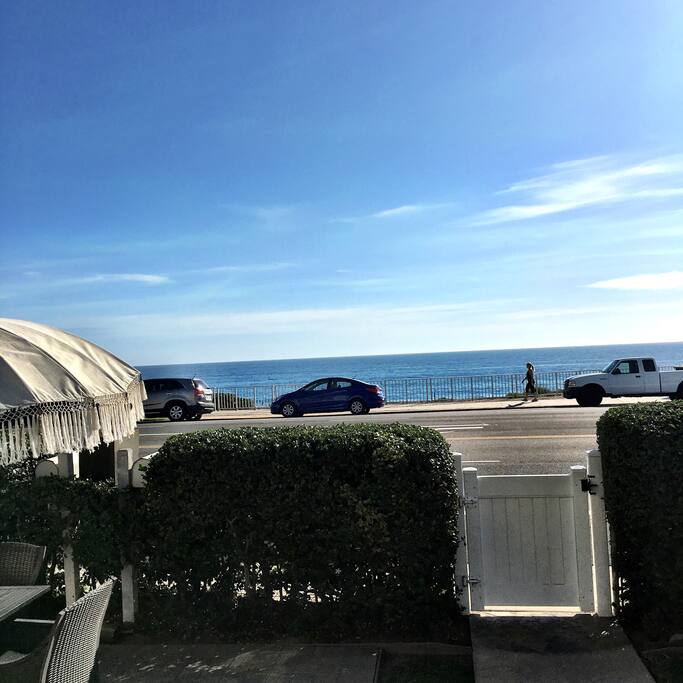 Ocean View and from the front door