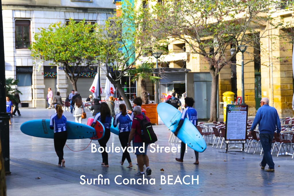 Boule-vard Street- Surfin Concha Beach
