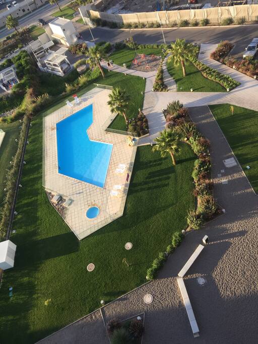 piscina edificio.